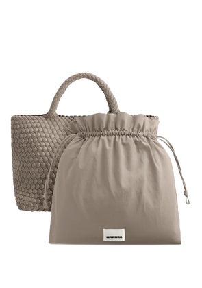 MARREA woven tote bag - Neutrals