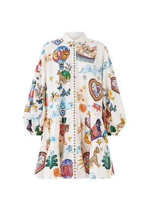 Camilla Kapadokya Kitsch midi dress - White