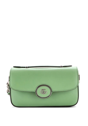 Gucci Pre-Owned Petite GG Flap Leather Mini shoulder bag - Green