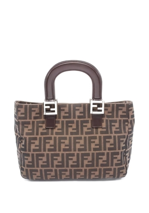 Fendi Pre-Owned 2010s Zucca canvas handbag - Brown