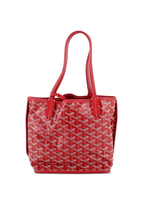 Goyard Pre-Owned Anjou Reversible Tote Coated Canvas Mini satchel - Red