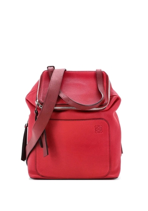 Loewe Pre-Owned Goya Leather Small backpack - Red