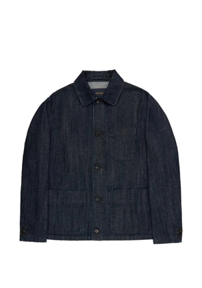 Incotex patch-pocket cotton jacket - Blue