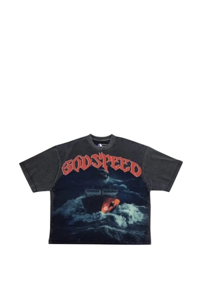 GODSPEED sea sick graphic T-shirt - Grey