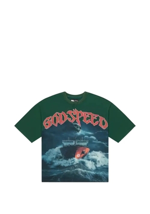 GODSPEED graphic-print T-shirt - Green