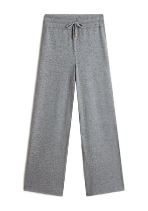 Woolrich drawstring knitted straight trousers - Grey