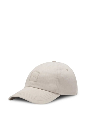 BOSS Derrel square patch cap - White