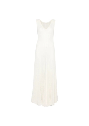 BOMPARD sleeveless maxi dress - Neutrals