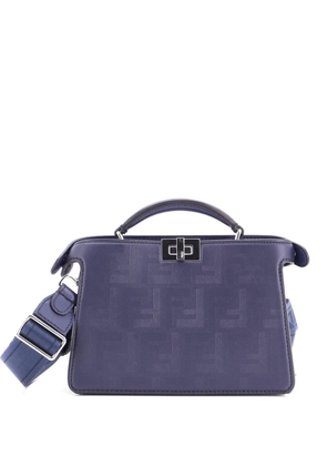 Fendi Pre-Owned Peekaboo ISeeU XCross Bag Zucca Leather satchel - Blue