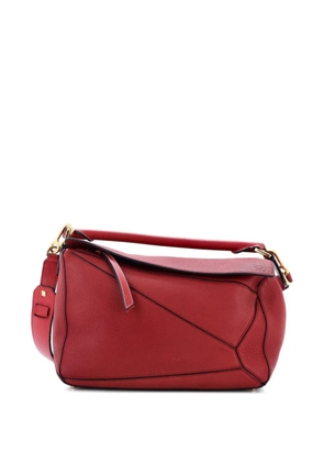 Loewe Pre-Owned Puzzle Bag Leather Medium shoulder bag - Red