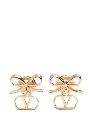 Valentino Garavani Vlogo signature metal earrings - Gold