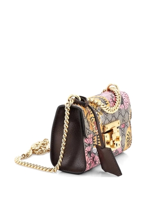 Gucci Pre-Owned Padlock Bengal Print GG Coated Canvas Small shoulder bag - Brown