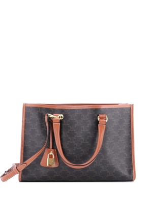 Celine Pre-Owned Horizontal Cabas Triomphe Coated Canvas Mini tote bag - Brown