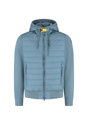 Parajumpers Ivor quilted hooded jacket - Blue