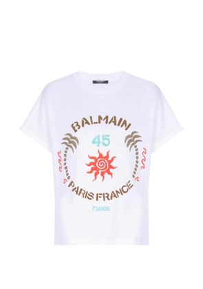 Balmain printed T-shirt - White