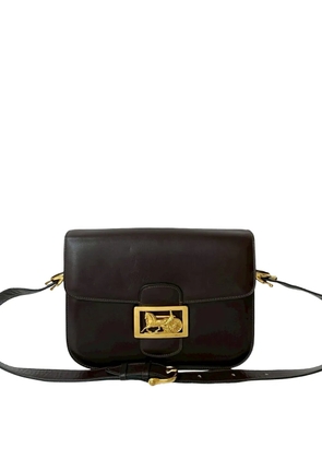 Celine Pre-Owned 20th Century Leather Logo Horse Carriage crossbody bag - Brown