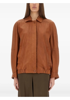 Salvatore Santoro leather bomber jacket - CUOIO