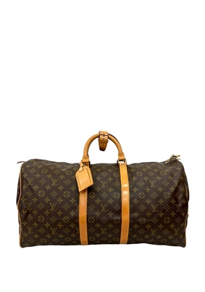 Louis Vuitton Pre-Owned 1988 Monogram Keepall 55 travel bag - Brown