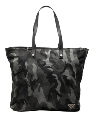 Prada Pre-Owned 2013-2025 Tessuto Camouflage tote bag - Grey