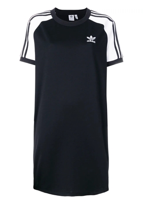 adidas Adidas Originals Adicolour 3-Stripe raglan dress - Black
