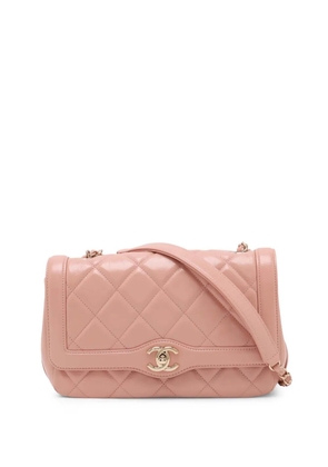 CHANEL Pre-Owned 2019 Small Shiny Aged Calfskin Hold The Line Flap crossbody bag - Pink