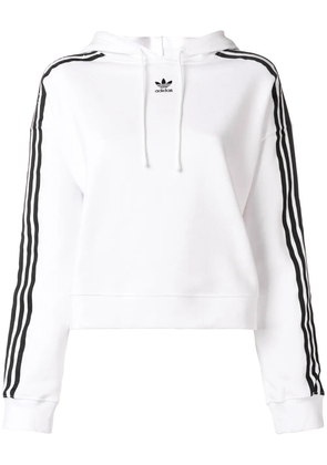 adidas cropped hoodie - White