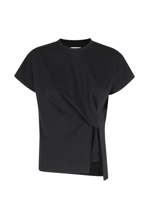 La Piscine twisted-detail T-shirt - Black