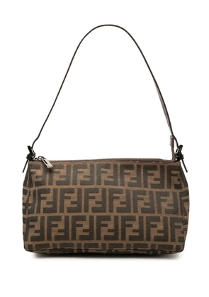 Fendi Pre-Owned 2000-2010 Zucca Canvas shoulder bag - Brown
