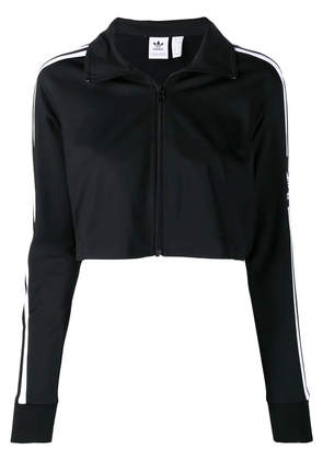 adidas cropped track jacket - Black