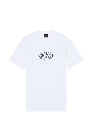 Armani Exchange logo-print T-shirt - White
