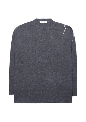 Paura Riccione thread-detail sweater - Grey