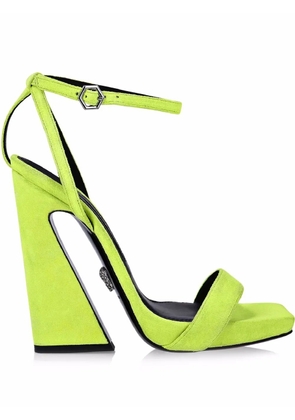 Philipp Plein sculpted-heel sandals - Yellow