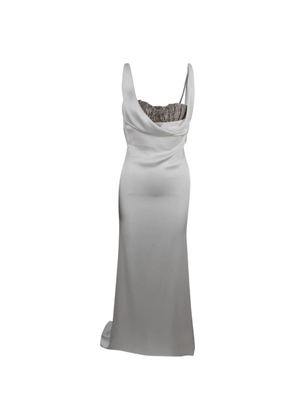 Giuseppe Di Morabito draped bodice dress - Grey