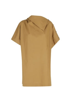 Soeur buttoned-shoulder top - Brown