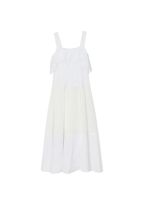 3.1 Phillip Lim ruffled panelled midi dress - White