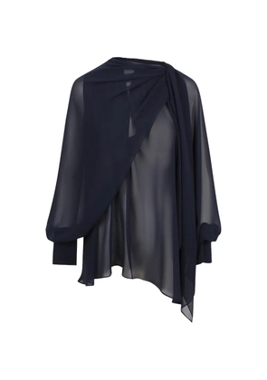 Gianluca Capannolo draped blouse - Blue