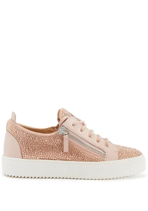 Giuseppe Zanotti Gail crystal-embellished sneakers - Pink