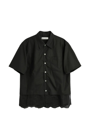 OUR LEGACY pocket lace shirt - Black