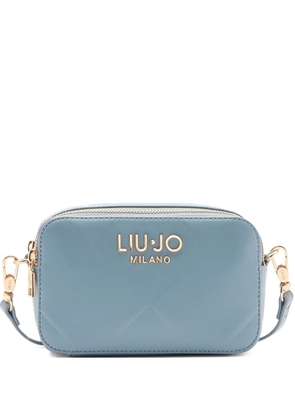 LIU JO diamond-pattern cross body bag - Blue