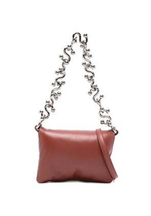 Sportmax mini Soffy chain-strap leather shoulder bag - Red