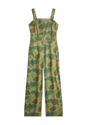 Ralph Lauren RRL buttoned camouflage jumpsuit - Green