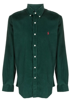 Polo Ralph Lauren Polo Pony-embroidered corduroy shirt - Green