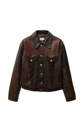 Versace colour-block jacket - Brown