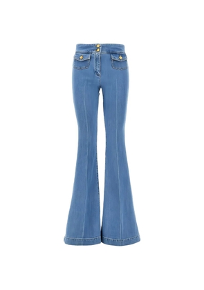 Seafarer button flared jeans - Blue
