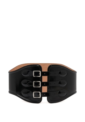 Bally Glendet brushed leather belt - Black