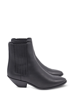 Saint Laurent Pre-Owned leather boots - Black