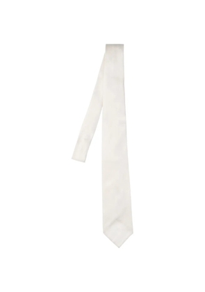Cesare Attolini pointed tie - White