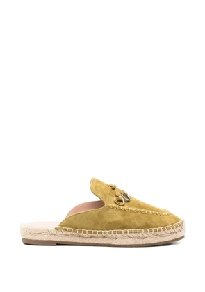 Coccinelle suede espadrilles - Green