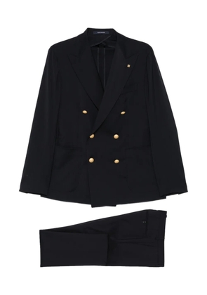 Tagliatore double-breasted buttoned suit - Blue