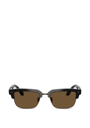 Giorgio Armani logo-detail sunglasses - Black